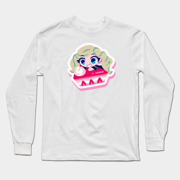 Ann Takamaki cake Long Sleeve T-Shirt by OkiComa